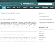 Tablet Screenshot of euroboardgameblog.com